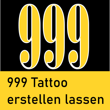 999 Tattoo erstellen lassen