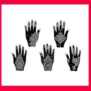 Henna Tattoo Hand 5 Vorlagen