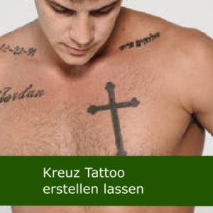 Kreuz Tattoo erstellen lassen