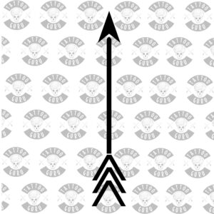 Tattoo arrow minimal black