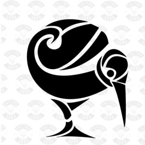 Maori tattoo Kiwi bird